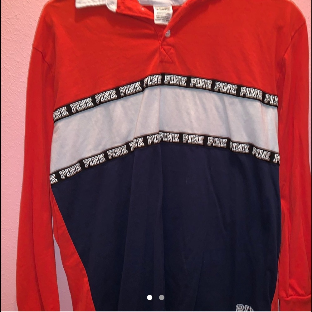 victoria’s secret collared frat sweater